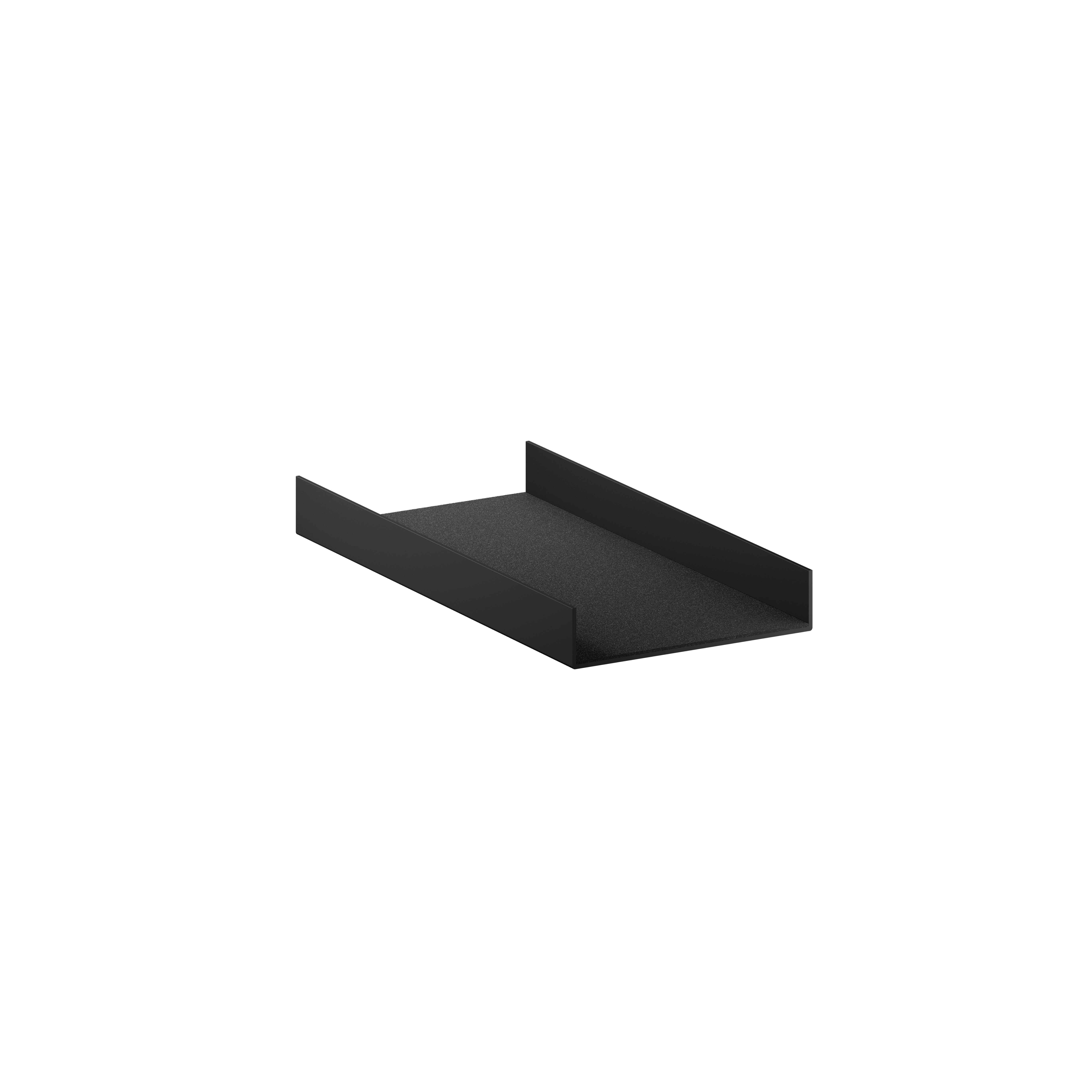 Furniture systems accessories Powder-Coated Anthracite Black Arkta 6005003668 Alape